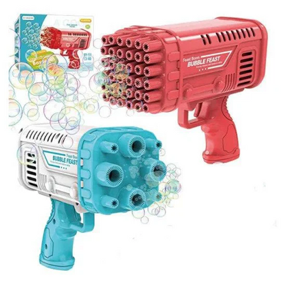 36-Hole Electric Bubble Gun Machine for Kids