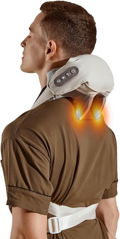 Neck Massager with Heat, Electric Back Massager