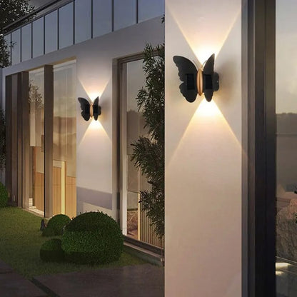 Butterfly Outdoor Wall Lamp