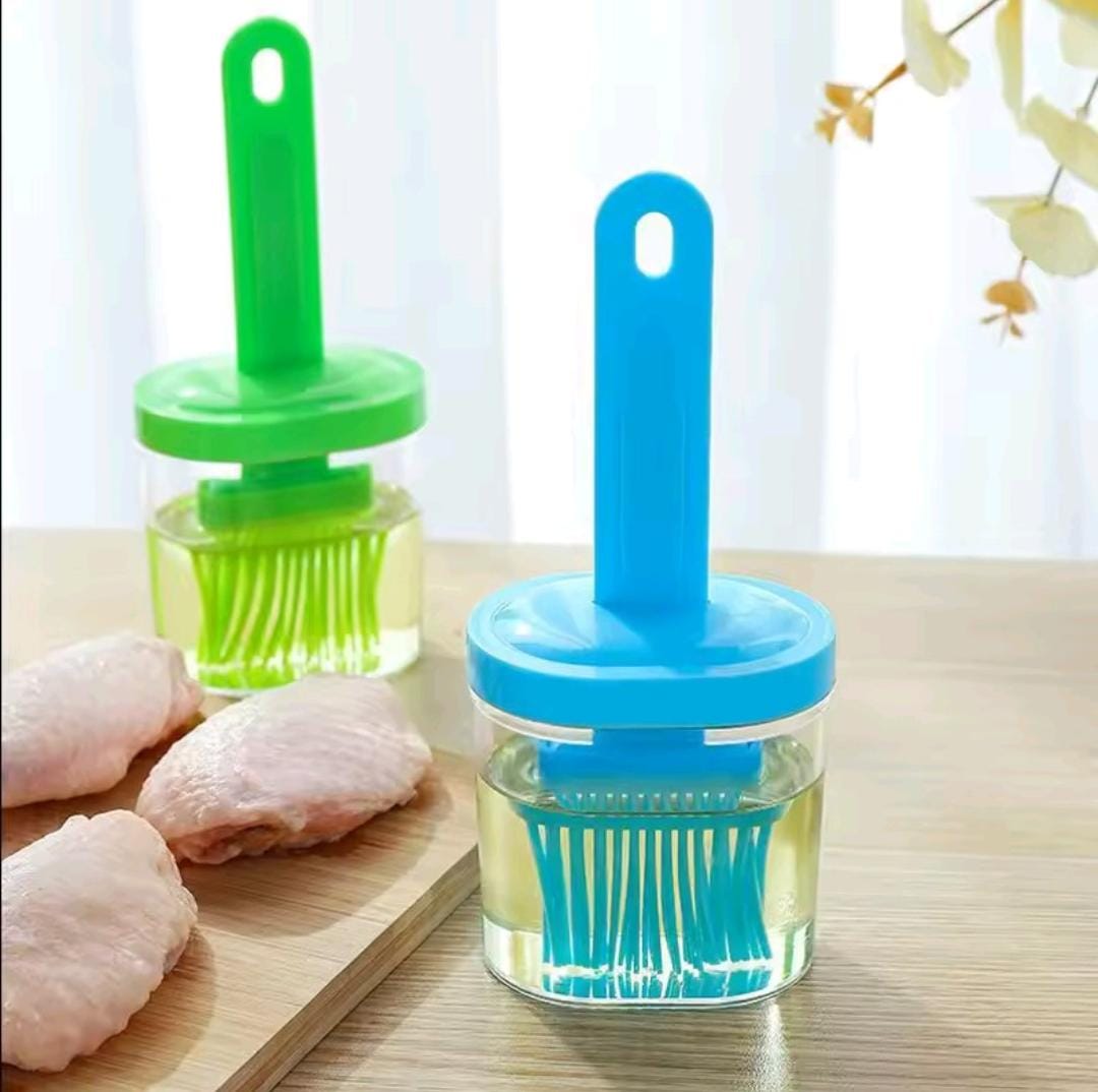 Savor the Flavor: Oil Bottle with Silicone Brush