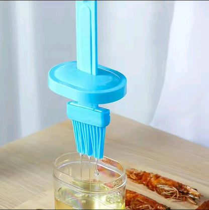 Savor the Flavor: Oil Bottle with Silicone Brush