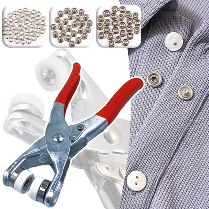 Metal* Snaps Buttons Pliers Set Snap Fasteners Ki Tool