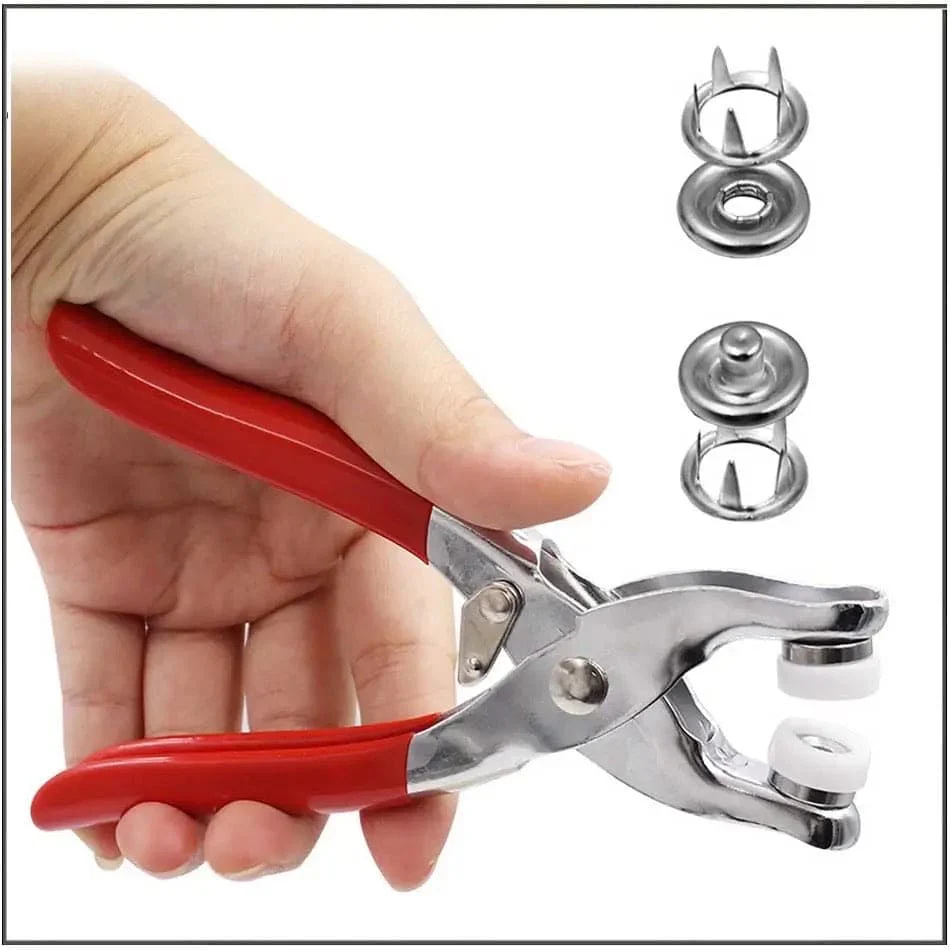 Metal* Snaps Buttons Pliers Set Snap Fasteners Ki Tool