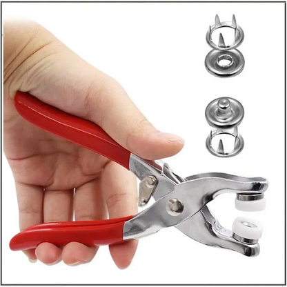 Metal* Snaps Buttons Pliers Set Snap Fasteners Ki Tool