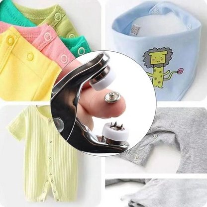 Metal* Snaps Buttons Pliers Set Snap Fasteners Ki Tool