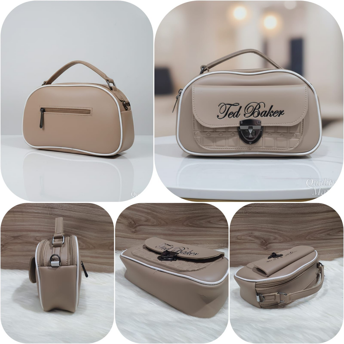 Unique 2 zipper Cross Body Bags