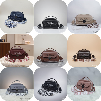 Unique 2 zipper Cross Body Bags