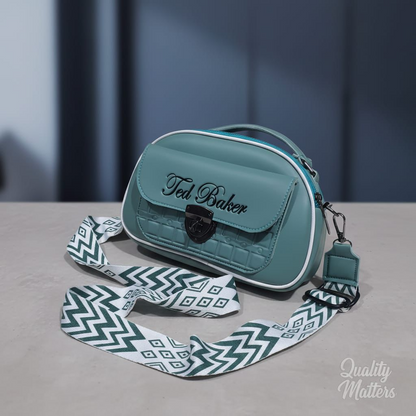 Unique 2 zipper Cross Body Bags